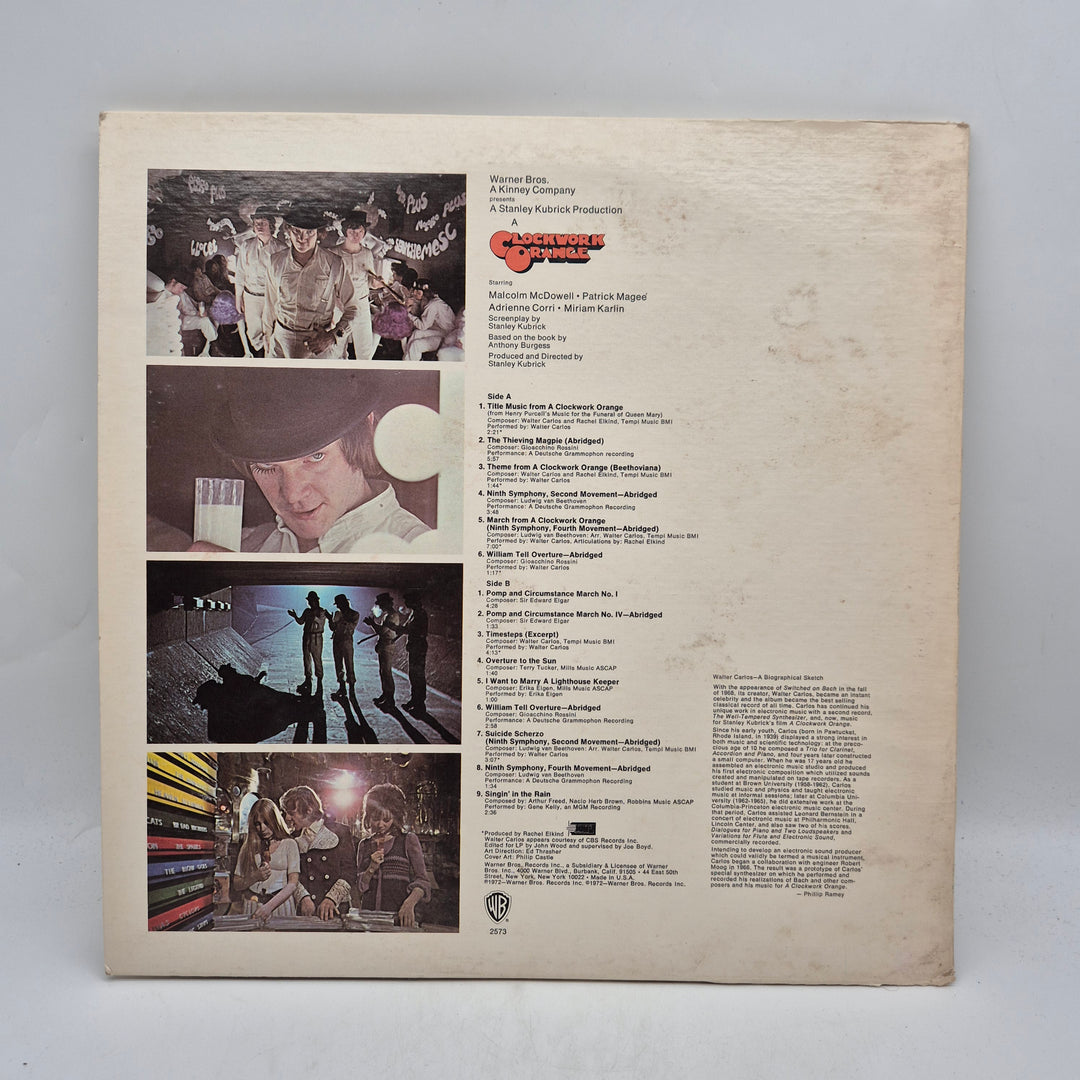 A Clockwork Orange soundtrack LP retro vinyl