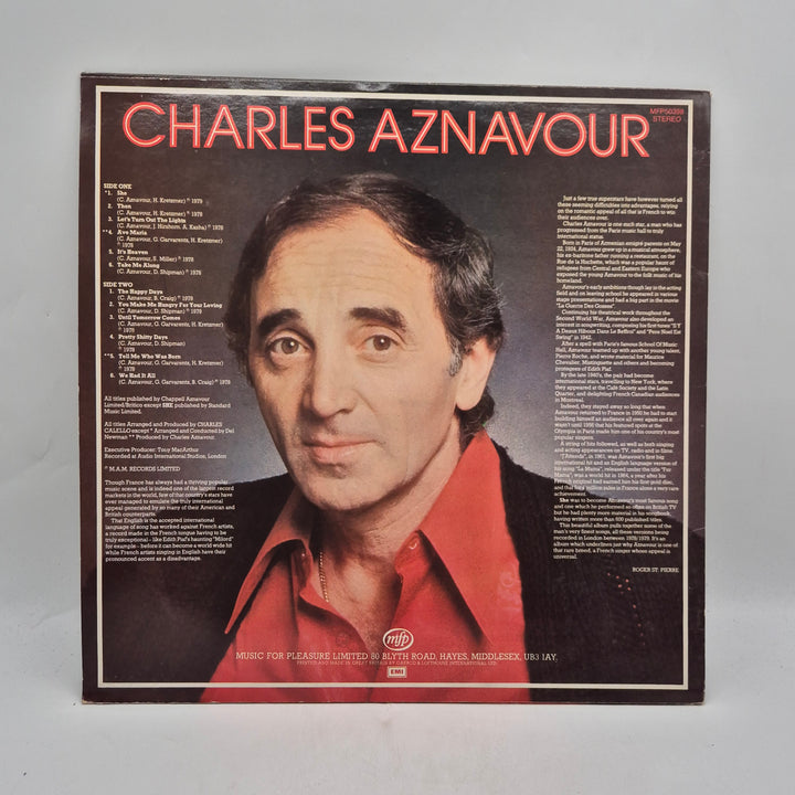 Charles Aznavour She retro vinyl LP