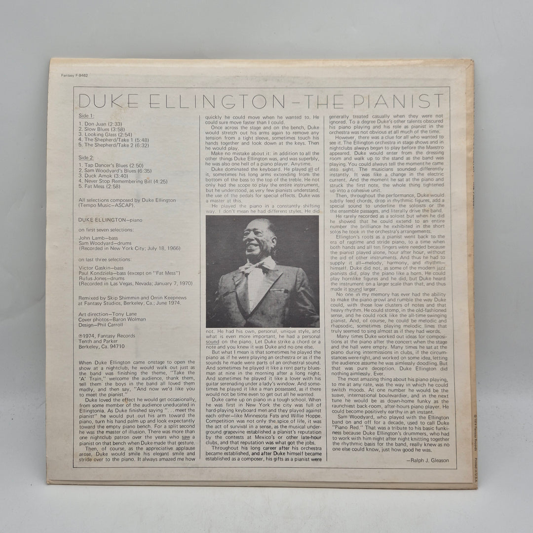 Duke Ellington The Pianist retro LP