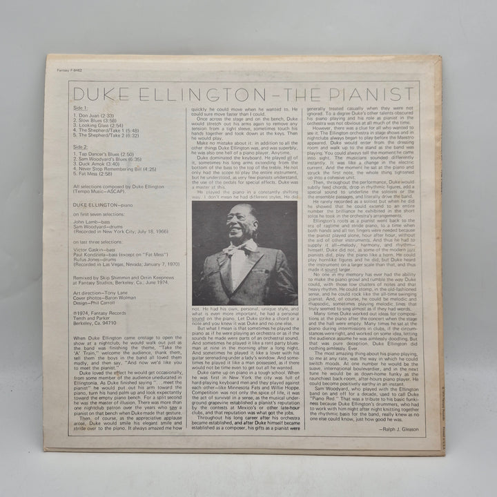 Duke Ellington The Pianist retro LP