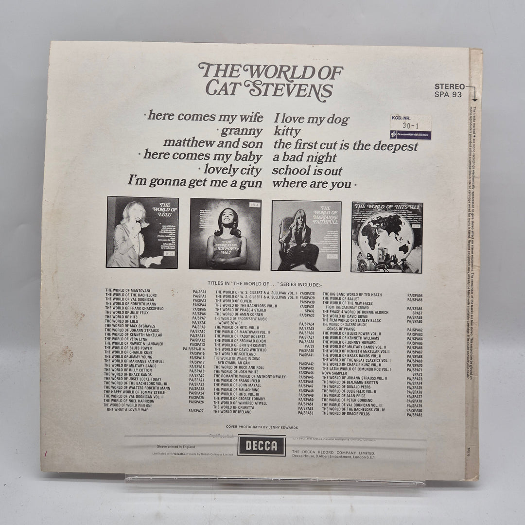 Retro LP Cat Stevens The World of Cat Stevens