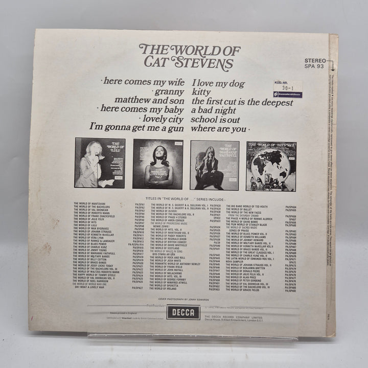 Retro LP Cat Stevens The World of Cat Stevens