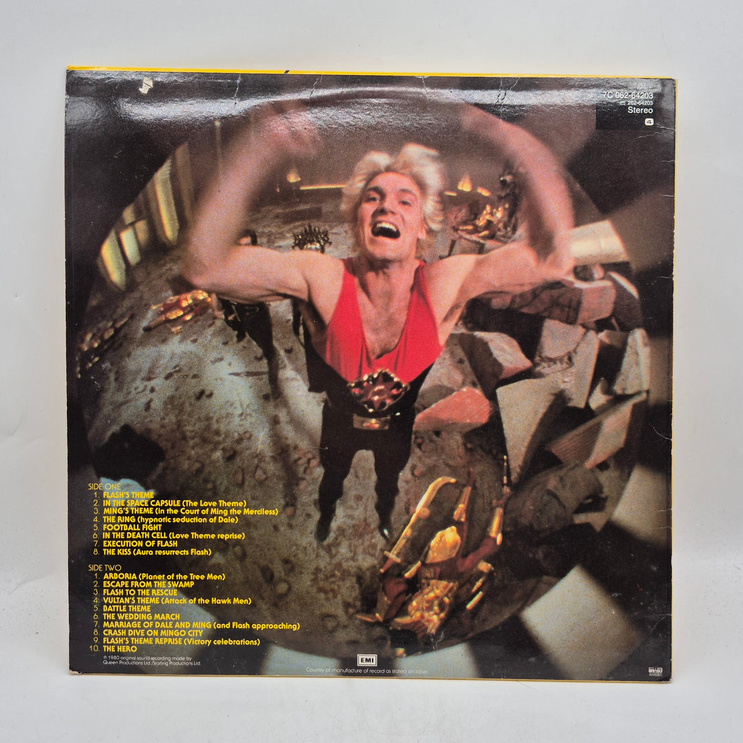 Flash Gordon soundtrack LP retro Queen vinyl