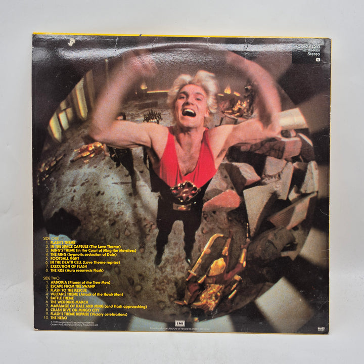 Flash Gordon soundtrack LP retro Queen vinyl