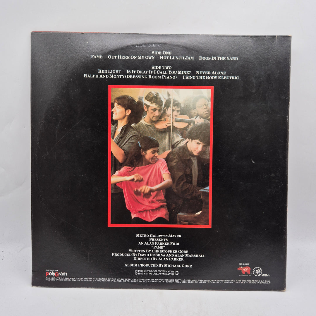 Fame original soundtrack LP vinyl retro