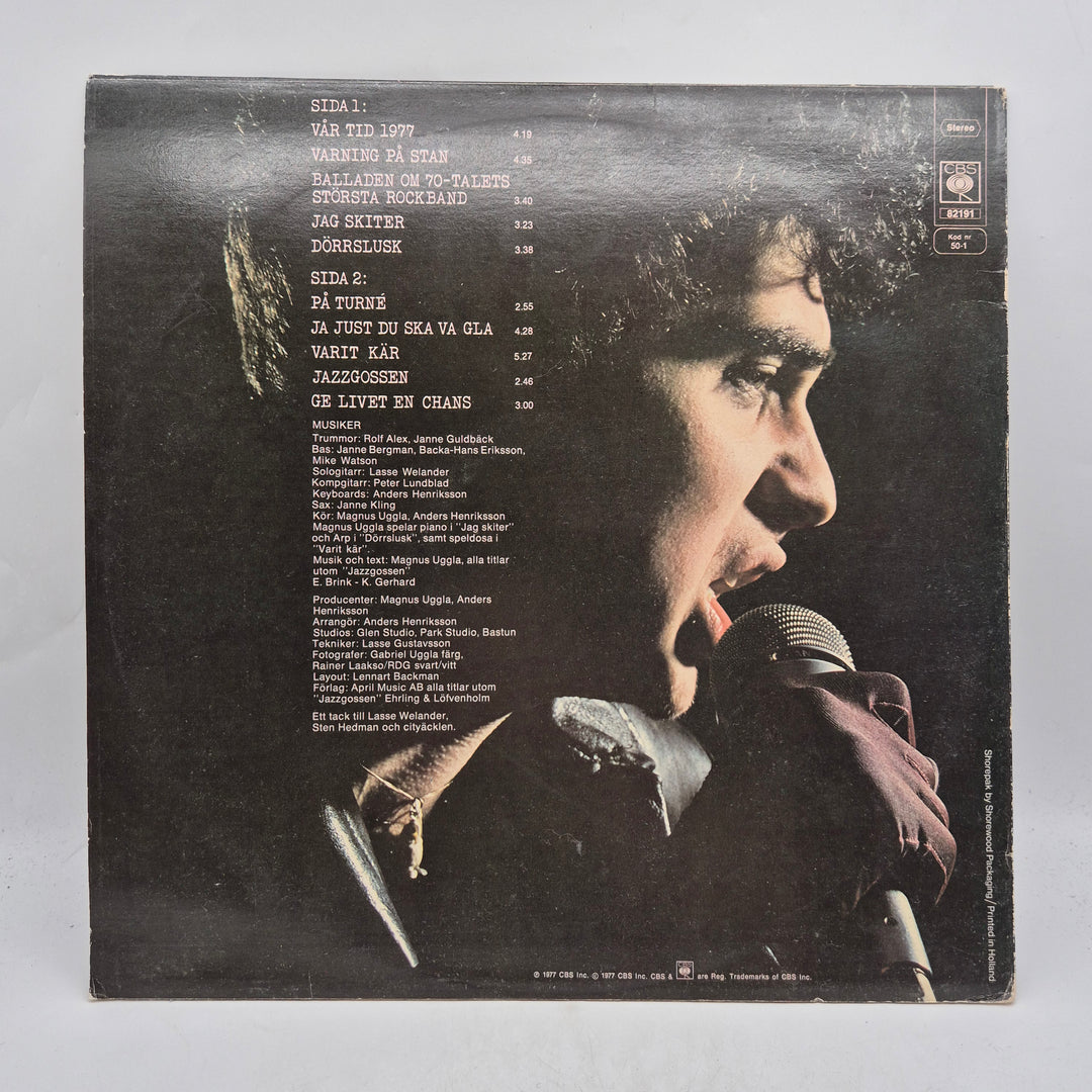 Magnus Uggla LP retro vinylskiva CBS