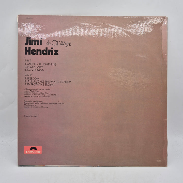 Jimi Hendrix Isle Of Wight retro LP