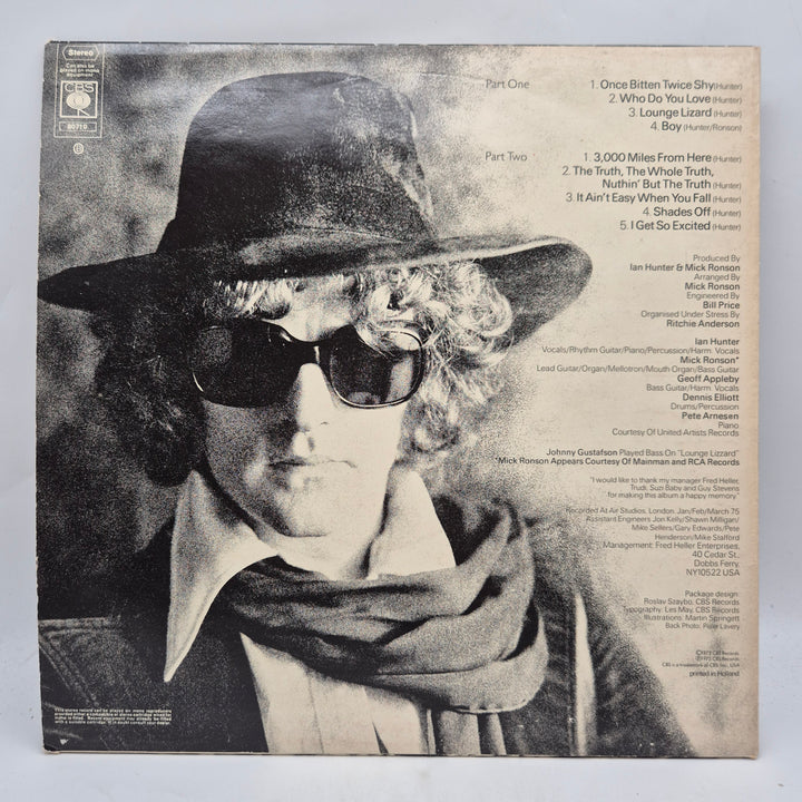 Ian Hunter vinyl LP retro 70-tal CBS