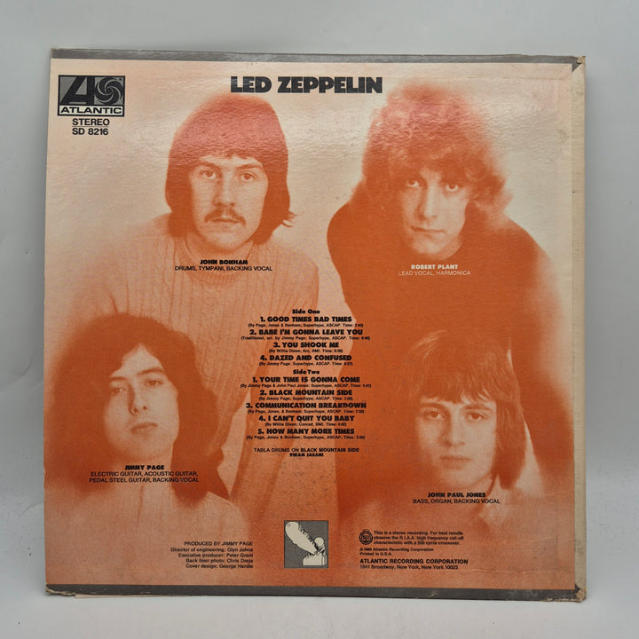 Led Zeppelin debutalbum vinyl LP retro