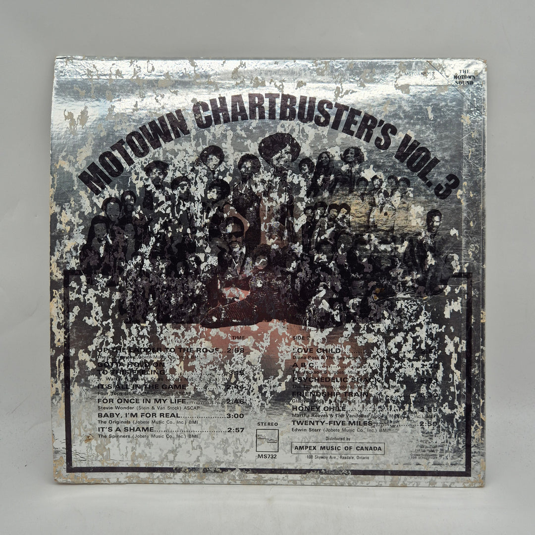 Motown Chartbusters Vol 3 retro vinyl LP