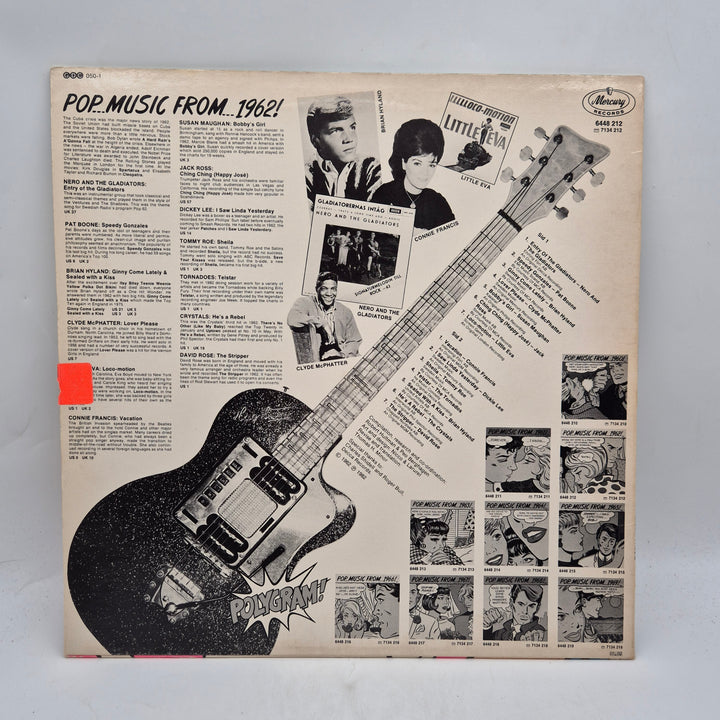Retro vinyl LP Pop Music From 1962 Mercury