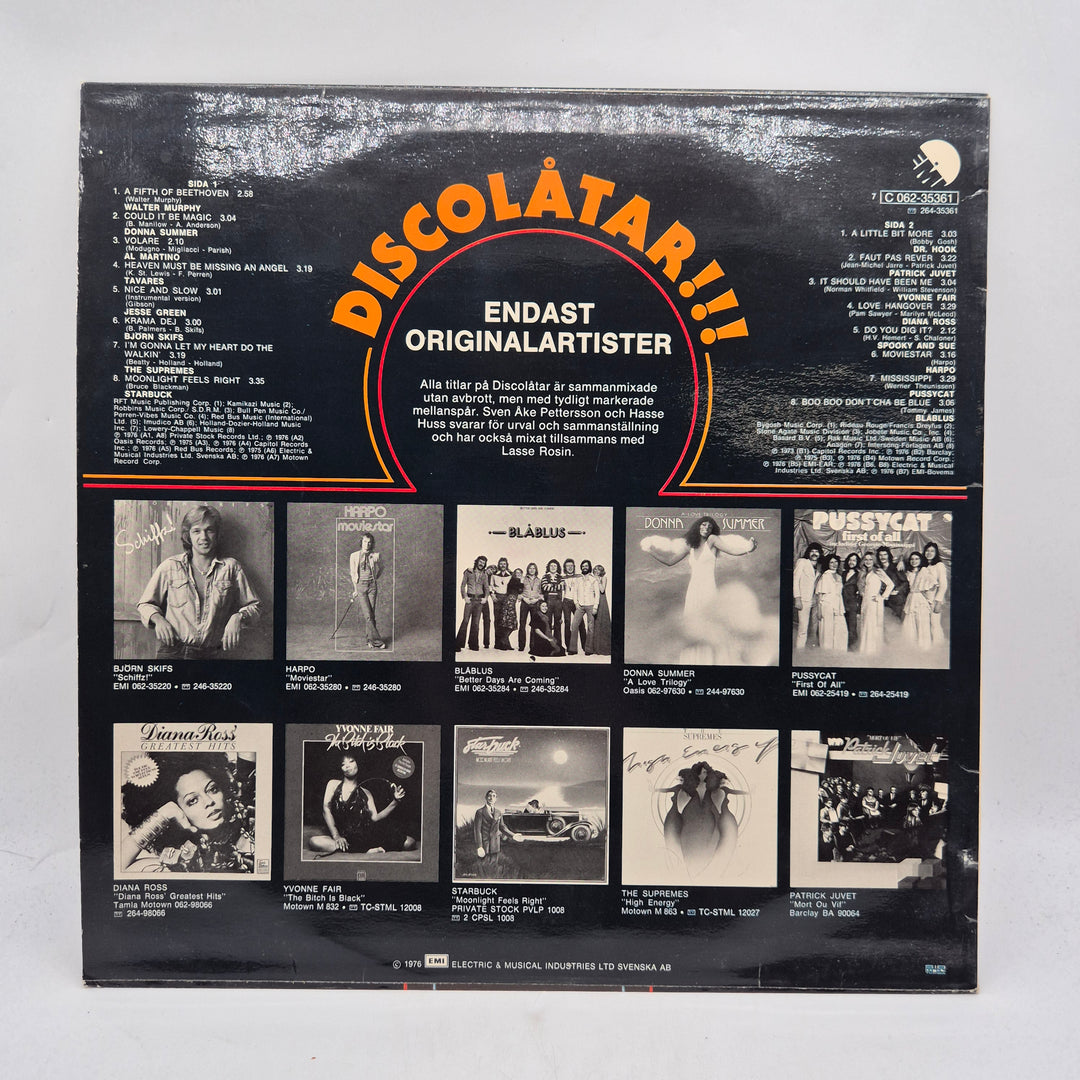 DiscoLåtar LP retro disco EMI 1978