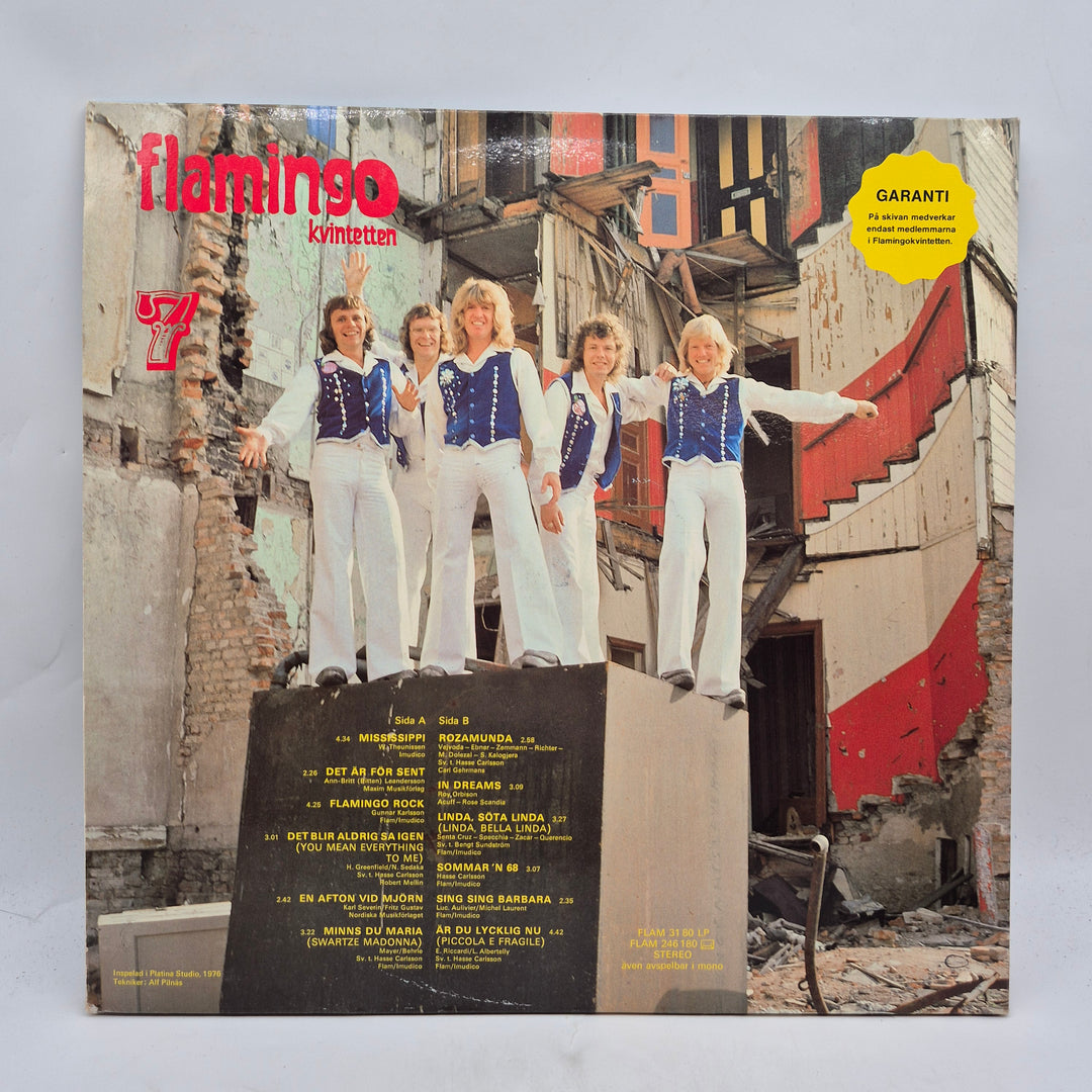 Flamingokvintetten retro LP vinylskiva 70-tal