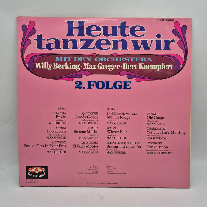 Retro LP Heute tanzen wir Karussell