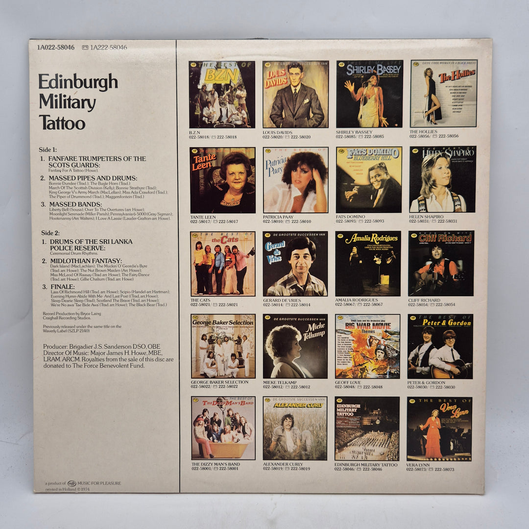 Retro LP Edinburgh Military Tattoo 1970-tal