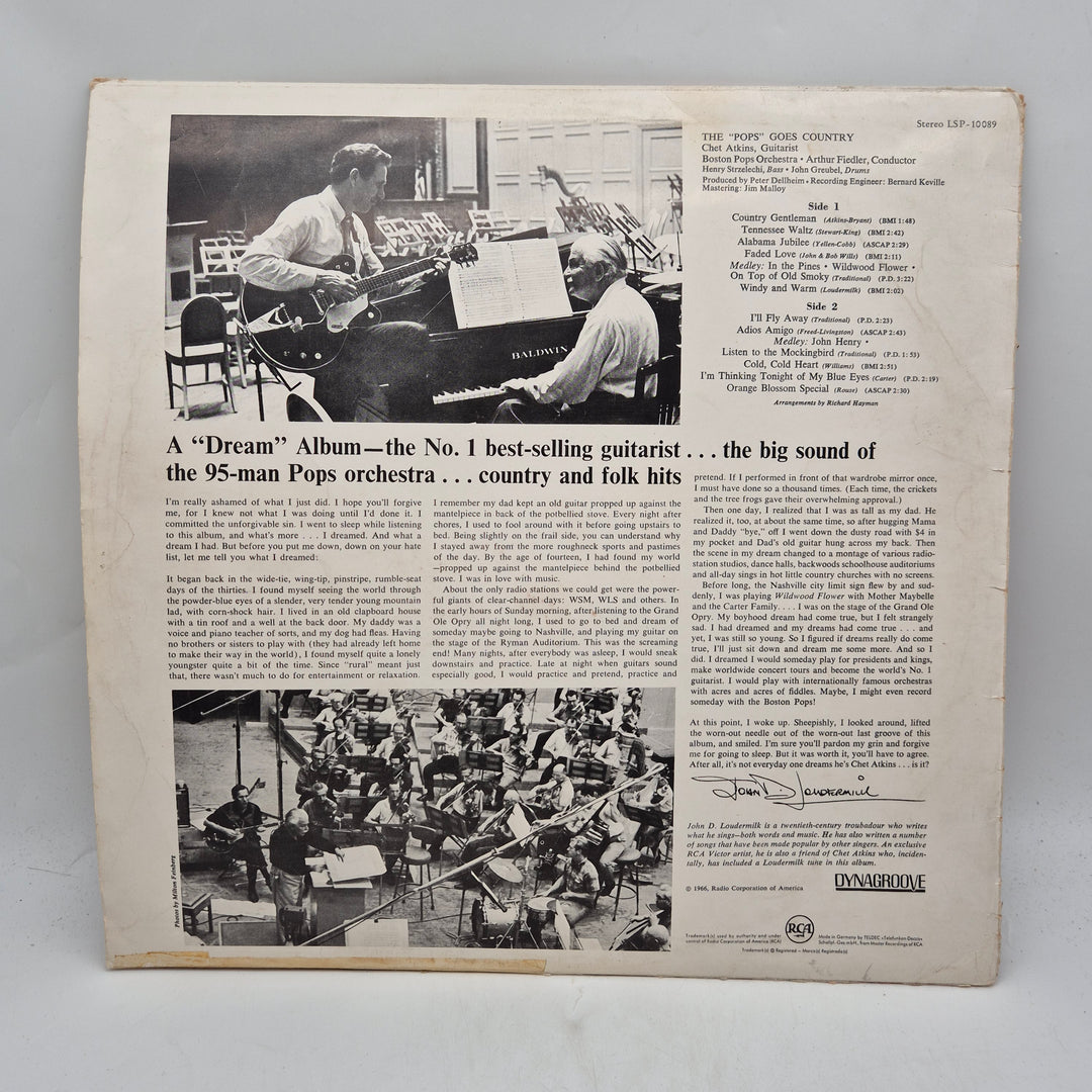 Retro LP The Pops Goes Country RCA Victor