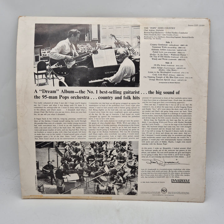 Retro LP The Pops Goes Country RCA Victor