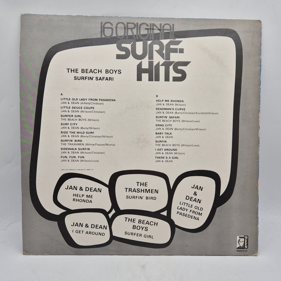 Retro LP 16 Original Surf Hits vinyl