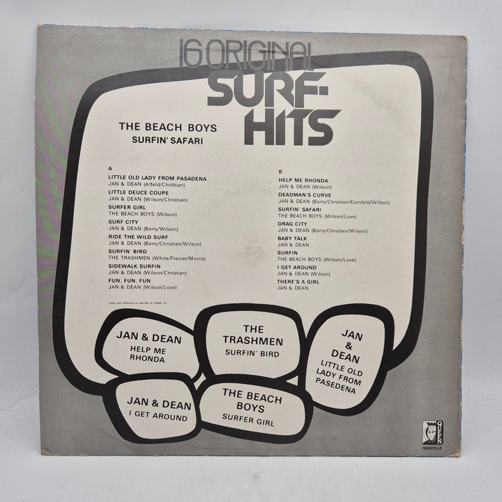 Retro LP 16 Original Surf Hits vinyl