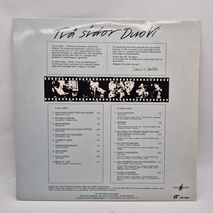 DuoVi Två sidor vinyl LP retro svensk visa