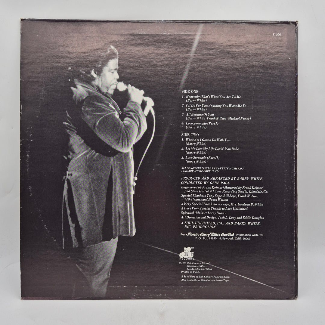 Barry White Just Another Way LP vintage