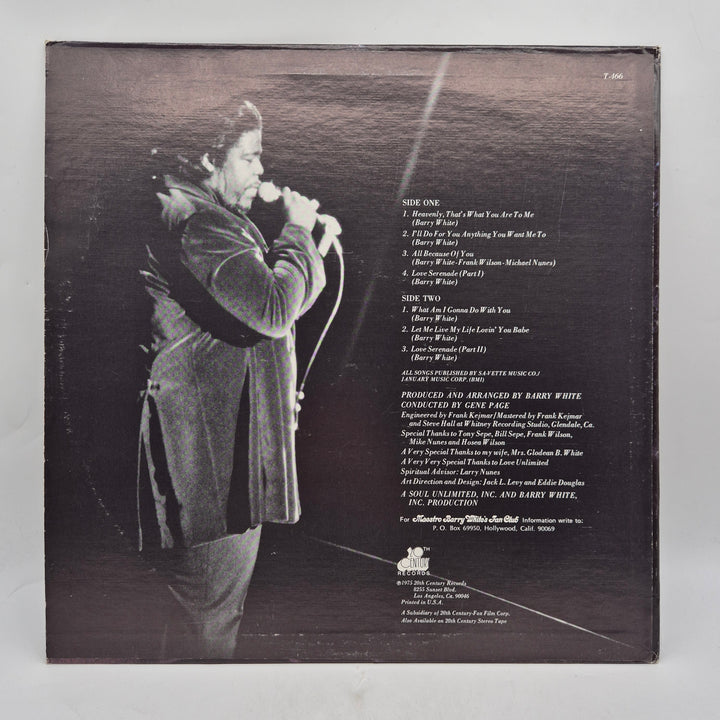 Barry White Just Another Way LP vintage