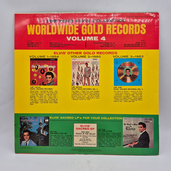 Elvis Gold Records Vol 4 retro LP