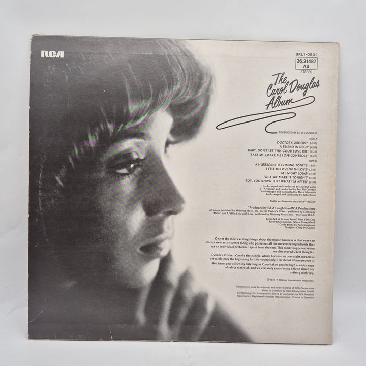 The Carol Douglas Album retro LP