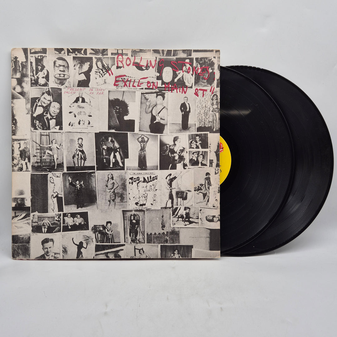 Rolling Stones Exile On Main St dubbel LP vintage