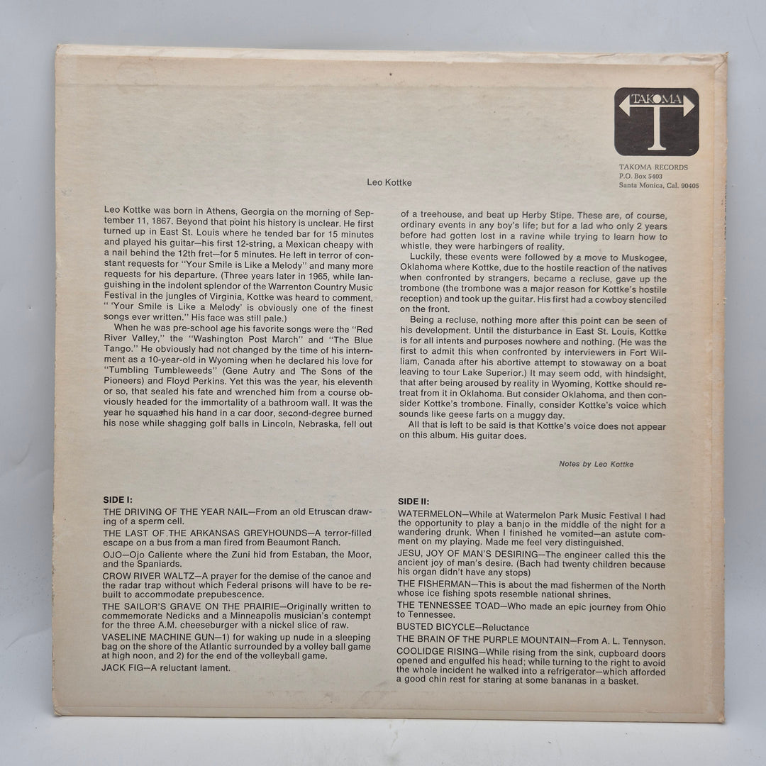 Leo Kottke vintage LP 6- & 12-string