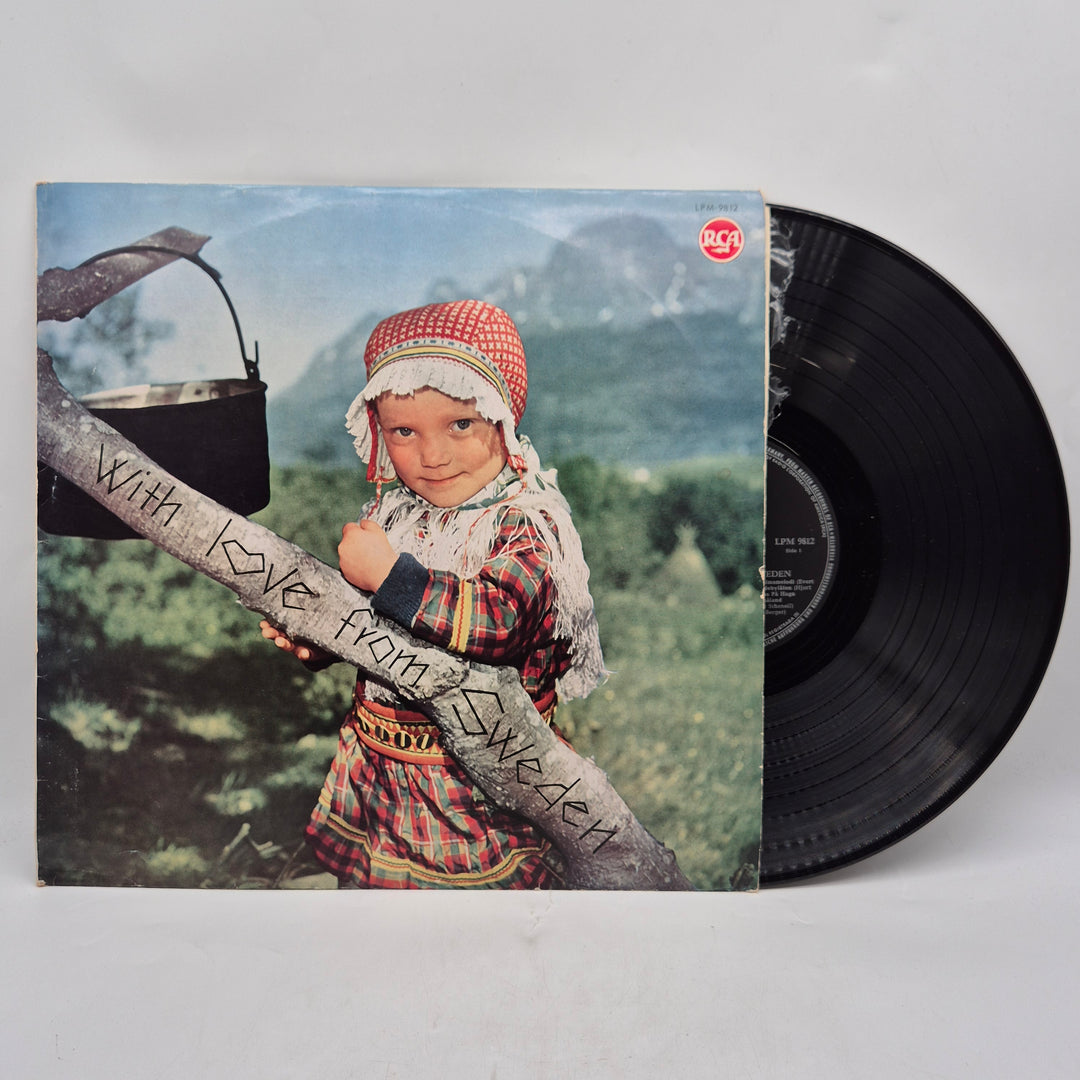 Retro vinyl LP With Love From Sweden