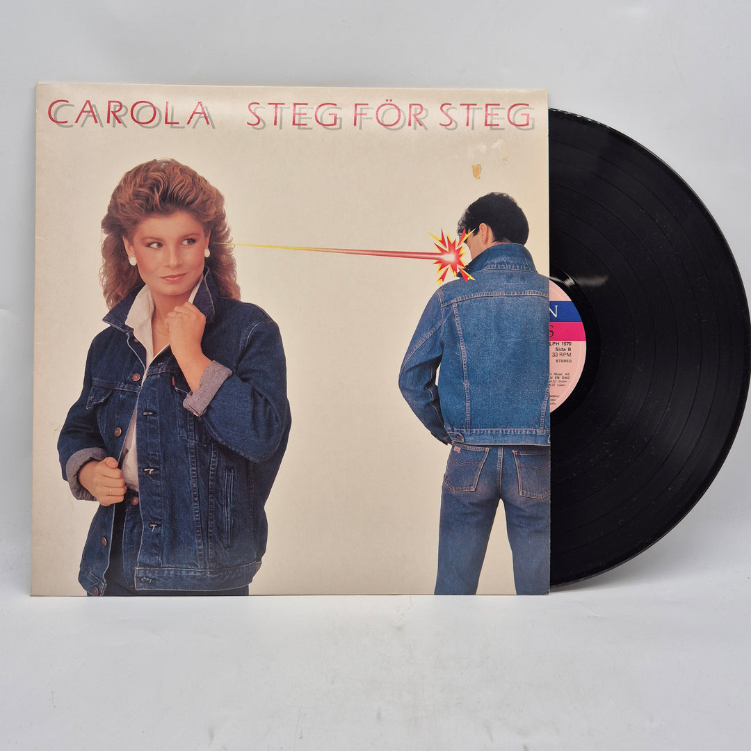 Carola Steg för steg retro vinyl LP