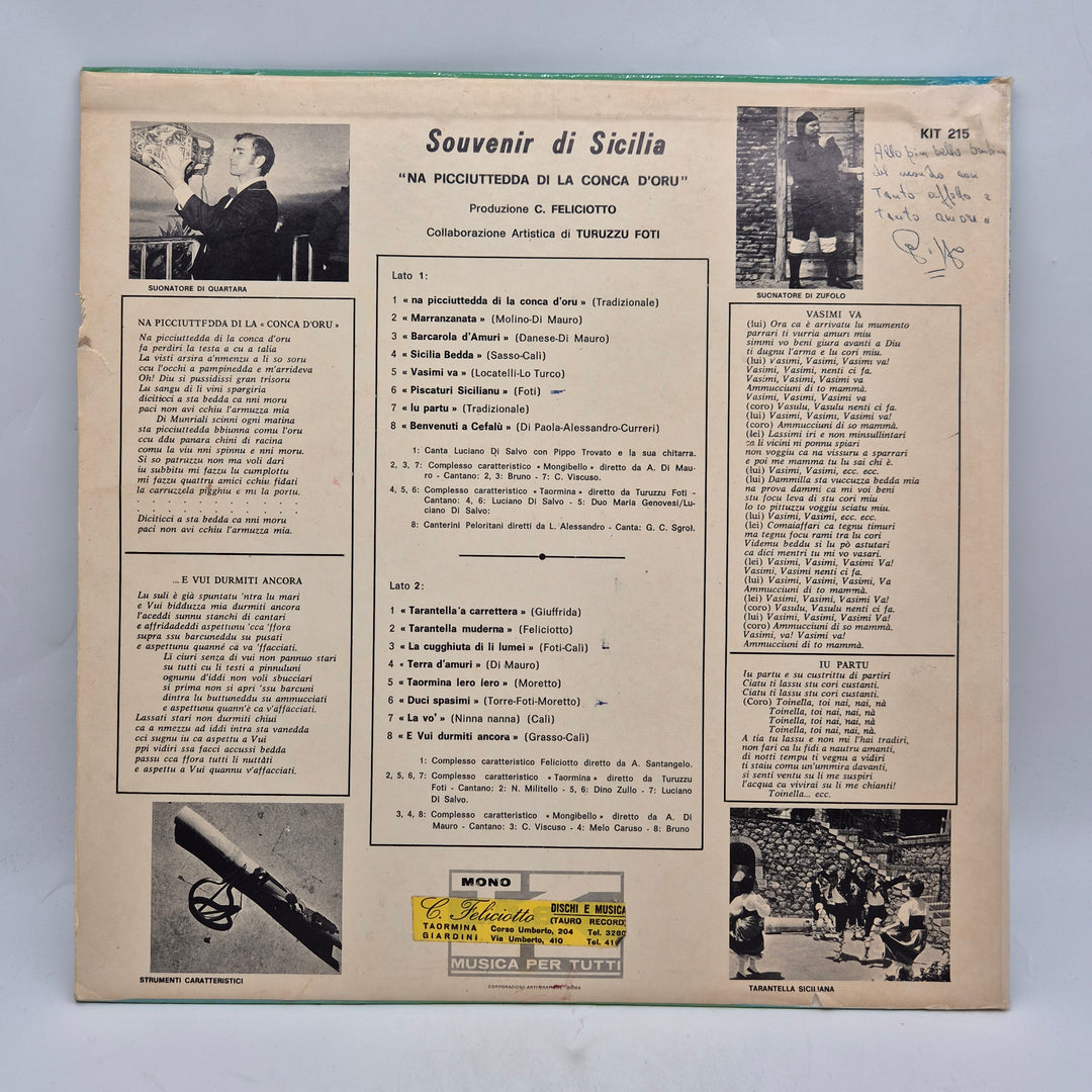Retro LP Souvenir di Sicilia Vik vintage