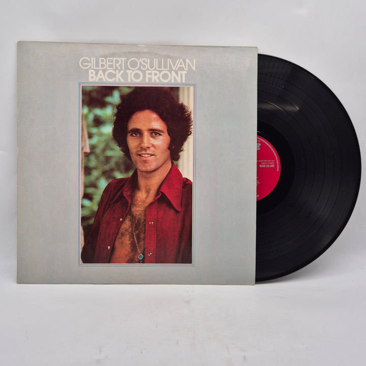 Gilbert O’Sullivan Back To Front vinyl LP retro