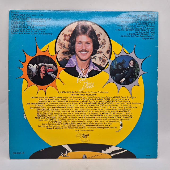 Retro LP Rick Dees The Original Disco Duck