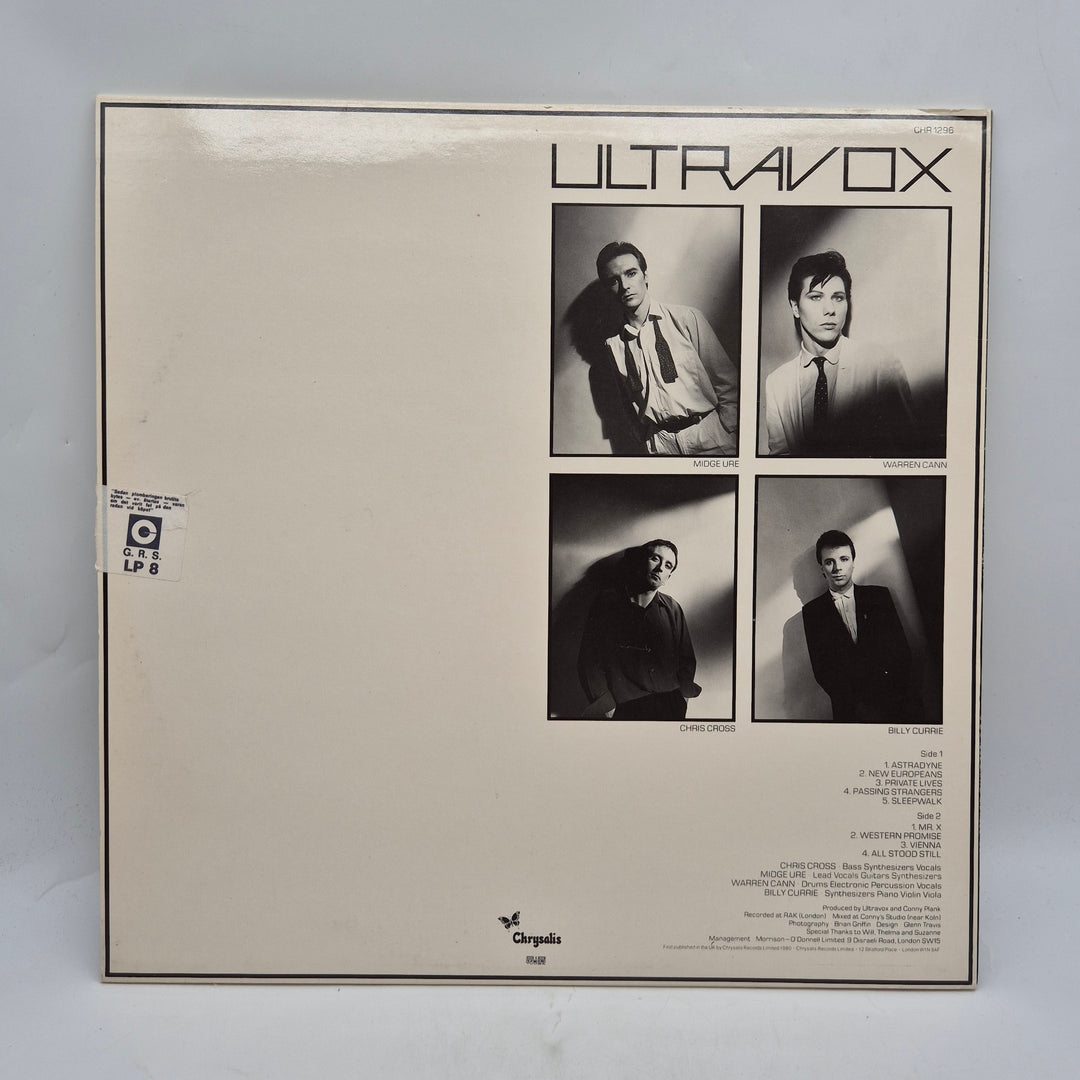 Ultravox Vienna LP vinyl retro 80-tal