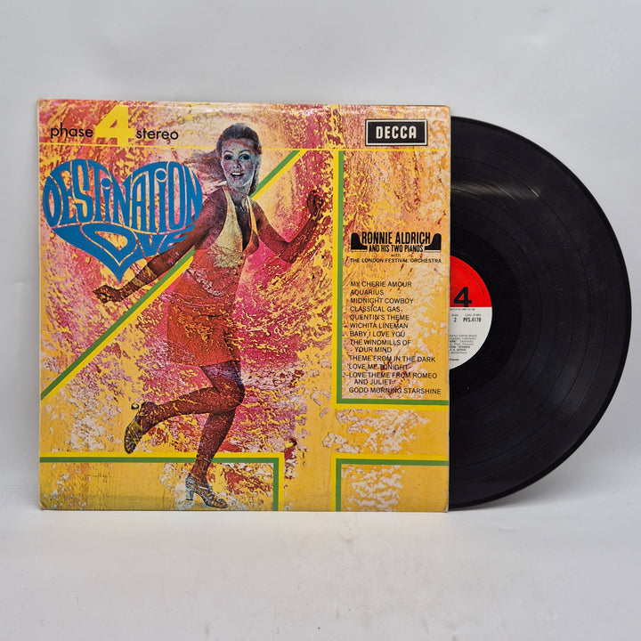 Retro vinyl LP Ronnie Aldrich Destination Love