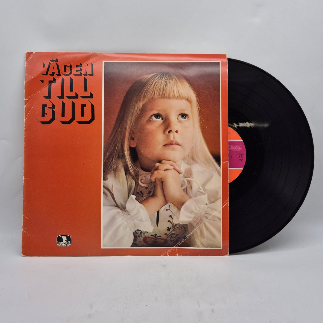 Retro vinyl LP Vägen till Gud Hemmets Härold