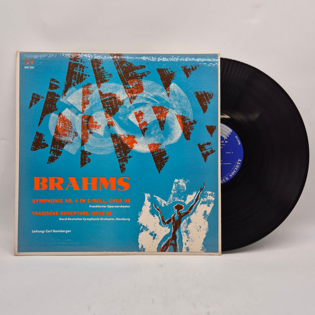 Brahms Symfoni nr 4 retro vinylskiva LP