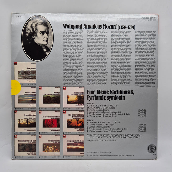 Mozart LP Eine kleine Nachtmusik EMI retro