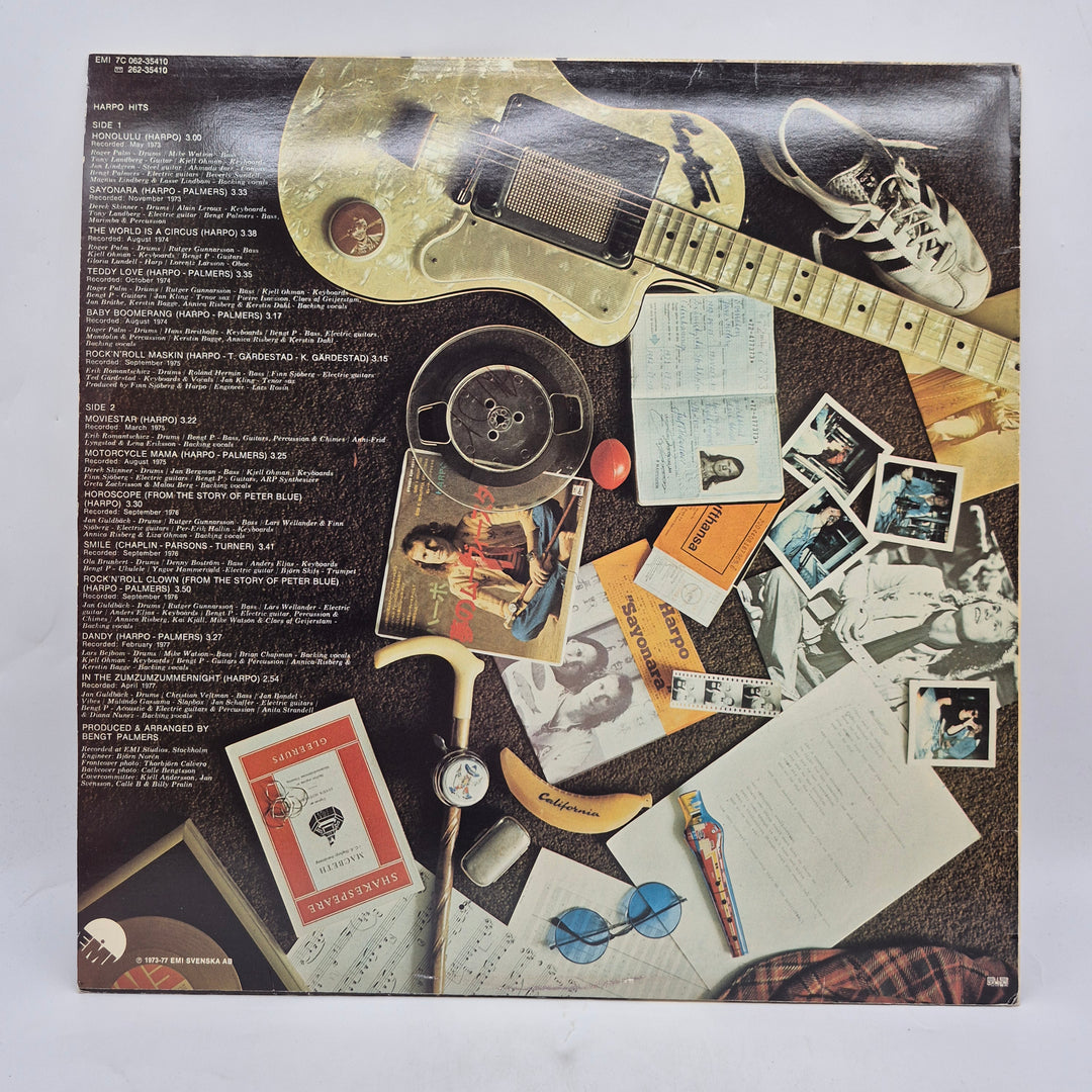 Harpo Hits vinyl LP retro 1970-tal EMI