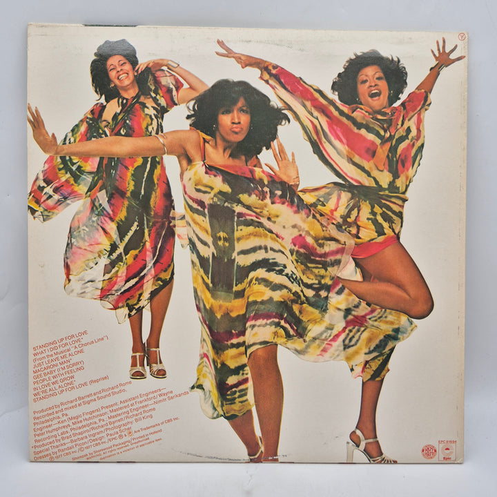The Three Degrees Standing Up For Love LP retro