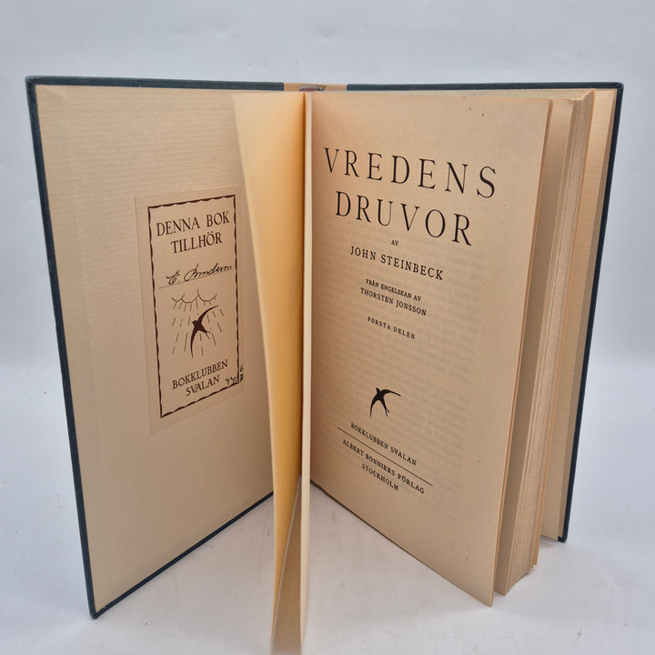 Vredens druvor del 1 retro inbunden bok
