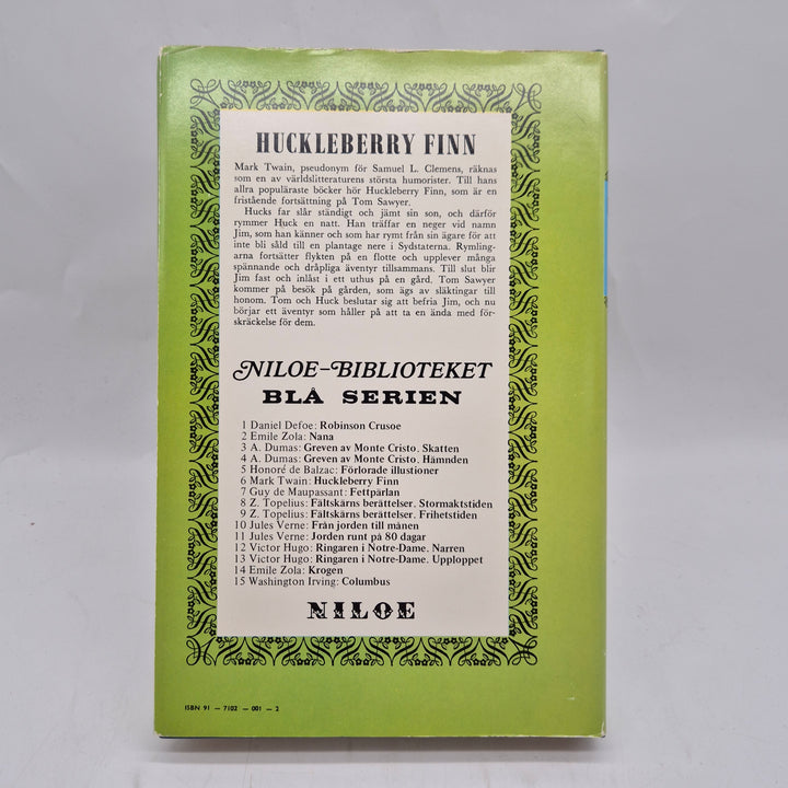 Huckleberry Finn klassisk retro bok Niloe