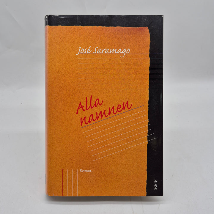 Alla namnen inbunden roman Saramago retro