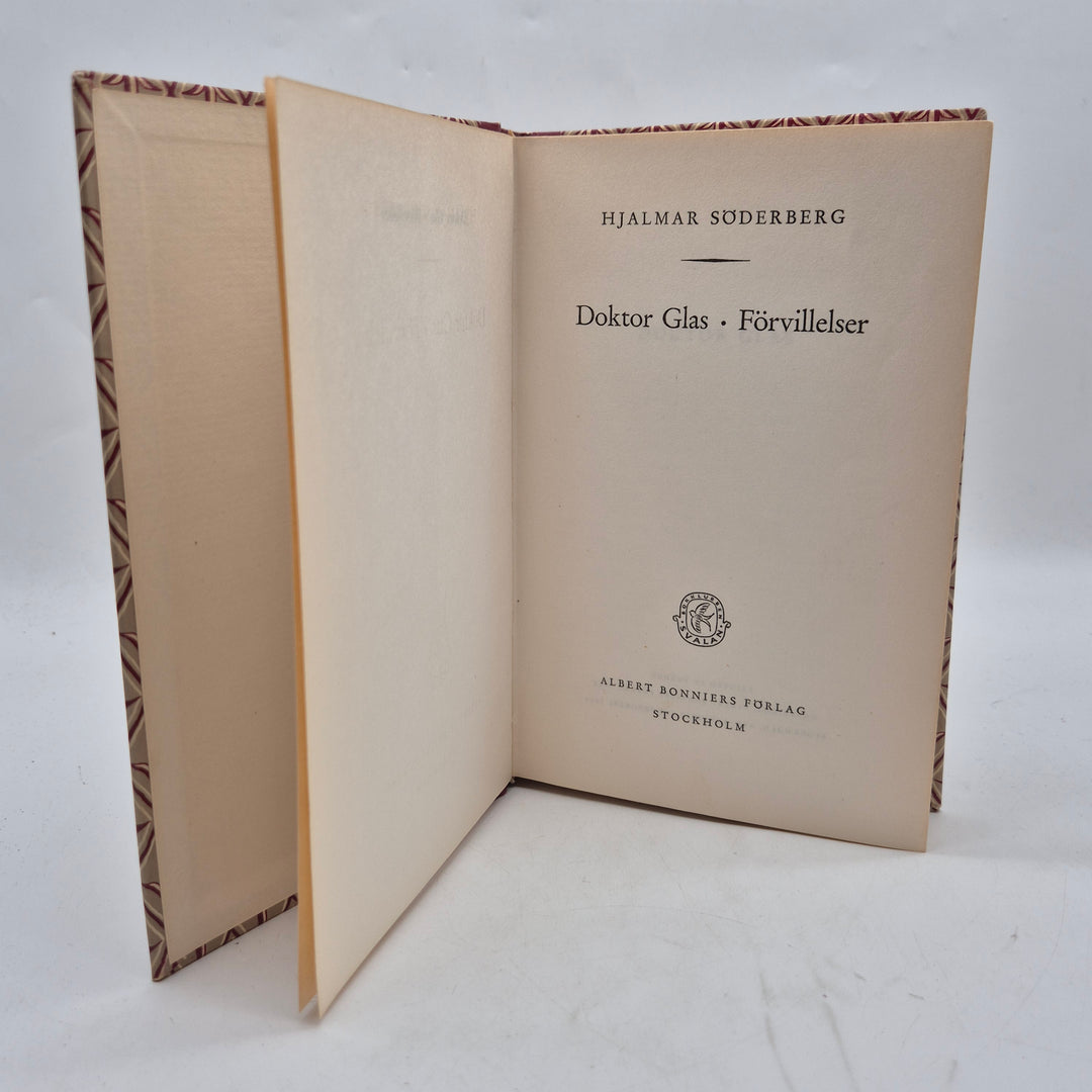 Doktor Glas och Förvillelser klassisk inbunden bok