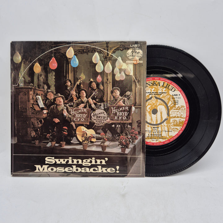 Retro vinylsingel Swingin Mosebacke 7 tum