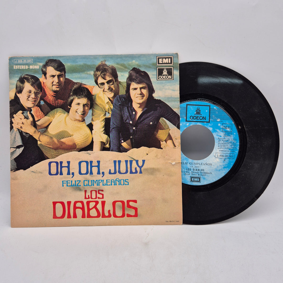 Los Diablos retro vinylsingel 7 tum