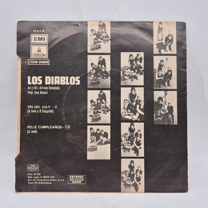 Los Diablos retro vinylsingel 7 tum