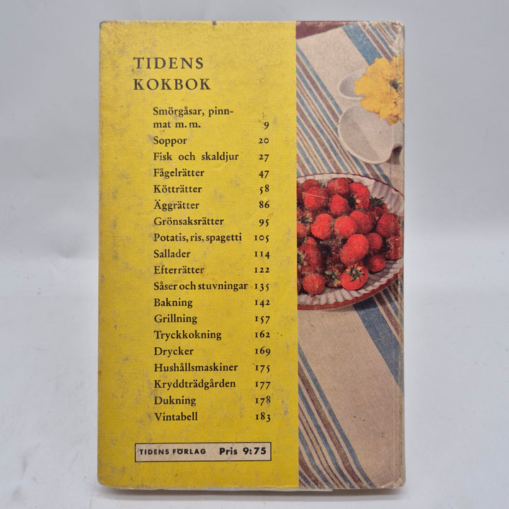 Tidens kokbok retro illustrerad husmanskostbok